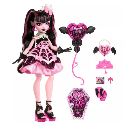 MONSTER HIGH SWEET BIRTHDAY lėlė – Drakulaura (JBG74)