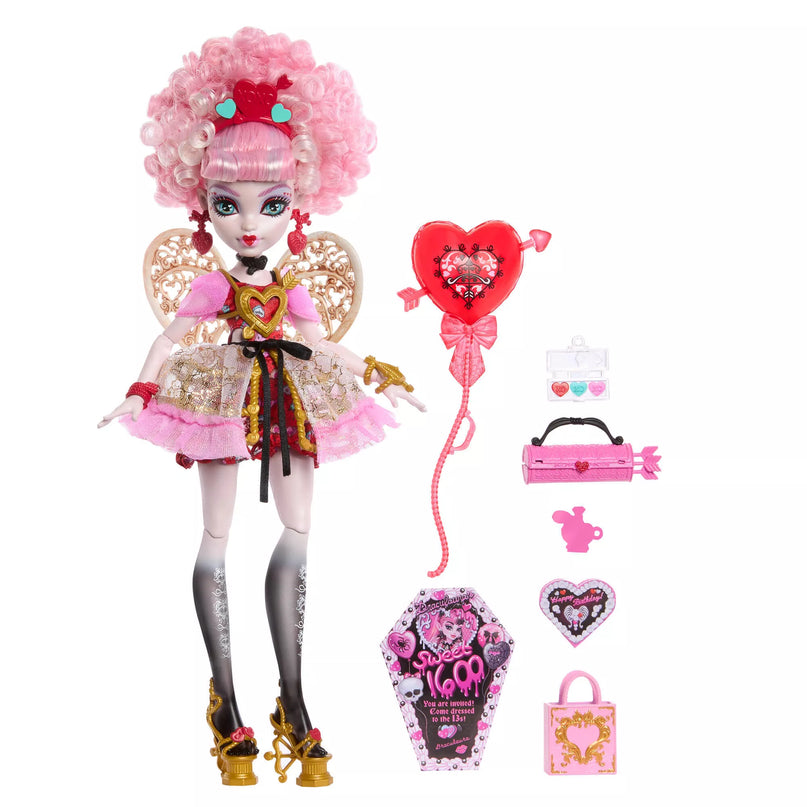 MONSTER HIGH SWEET BIRTHDAY lėlė – Cupid (JBG77)