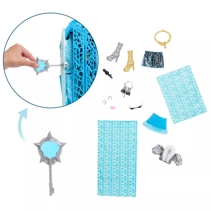 MONSTER HIGH SKULLTIMATES Frenkės siurprizas, Hauntlywood serija (JBG81)