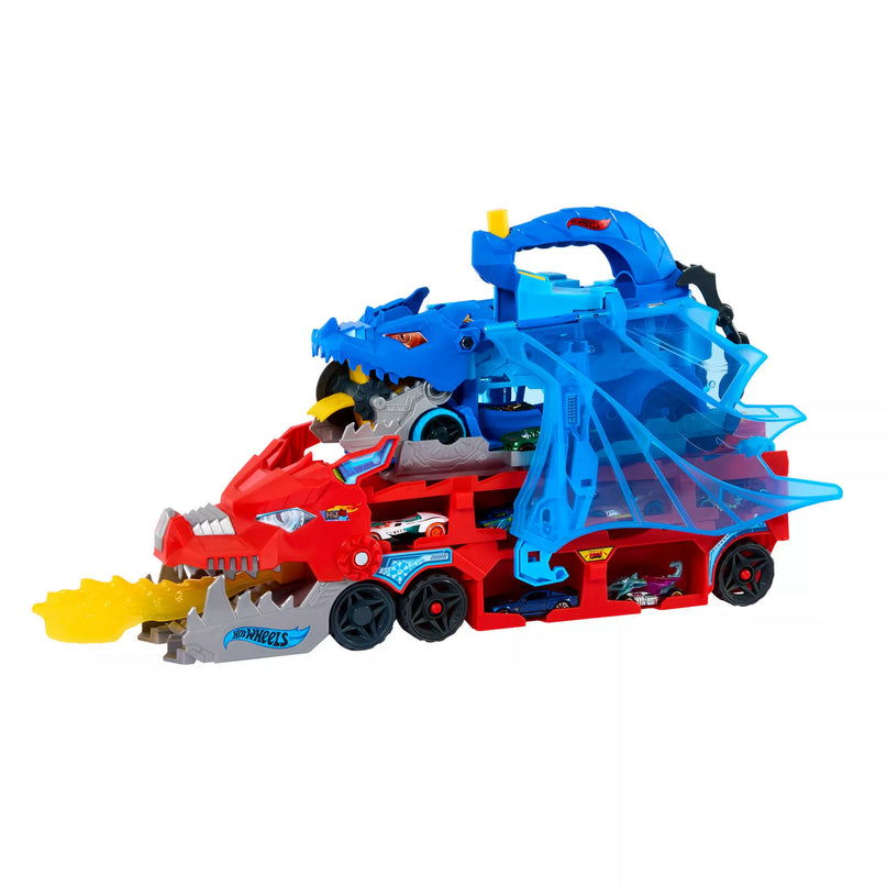 HOT WHEELS CITY transporteris – Dvigubas drakonas (JBM72)
