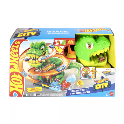 HOT WHEELS CITY rinkinys – Dinozauras gaisrinėje (JBM73)