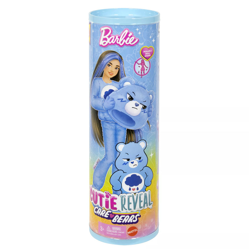 BARBIE CUTIE REVEAL CARE BEARS siurprizų rinkinys Grumpy Bear (JCN96)