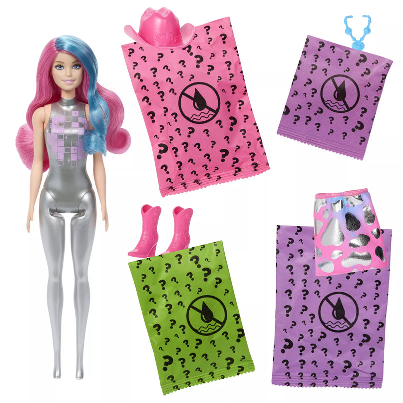 BARBIE COLOR REVEAL siurprizų rinkinys, Disco Star serija (JCP01)