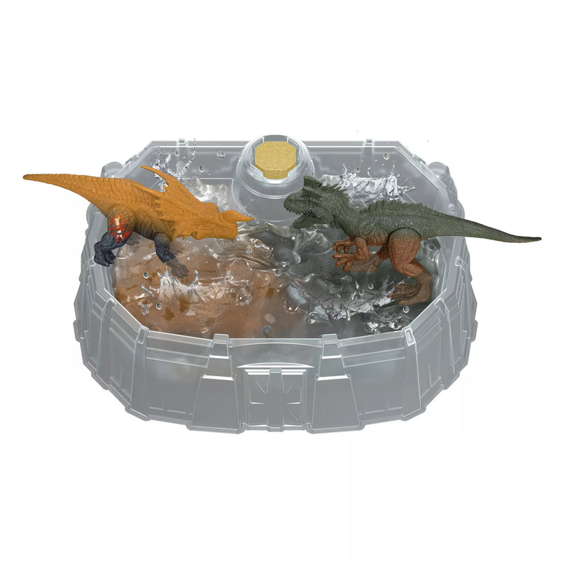 JURASSIC WORLD rinkinys su spalvų keitimo funkcija – Kovų arena (JDC59)