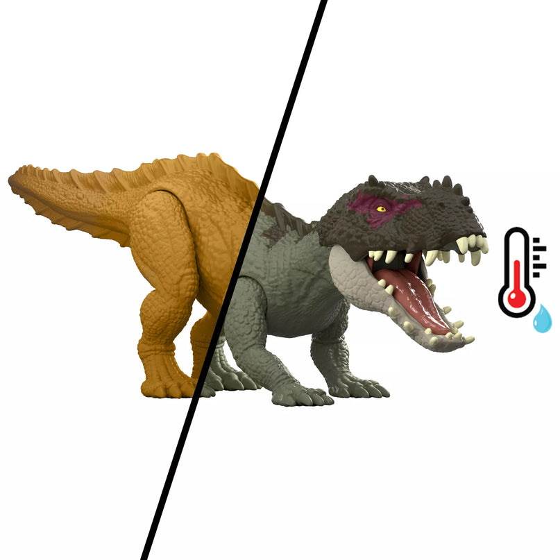 JURASSIC WORLD rinkinys su spalvų keitimo funkcija – Kovų arena (JDC59)