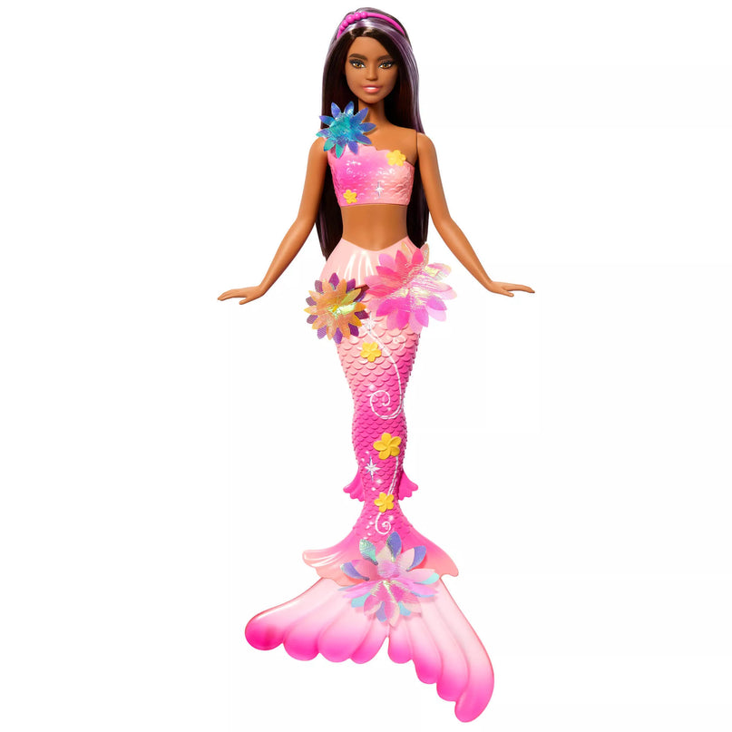 BARBIE DREAMTOPIA BLOOMING MAGIC tamsiaplaukė undinėlė (JDM73)