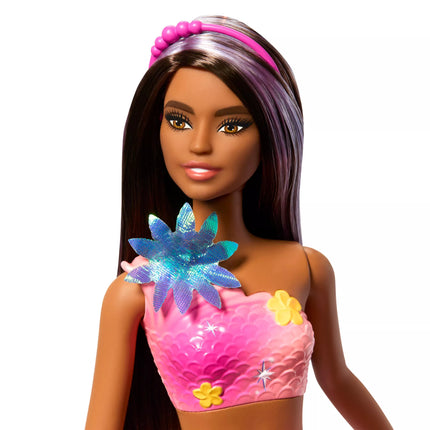 BARBIE DREAMTOPIA BLOOMING MAGIC tamsiaplaukė undinėlė (JDM73)