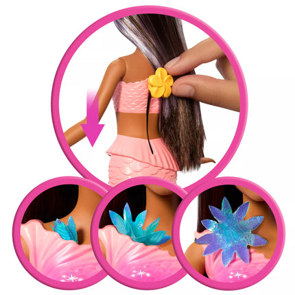 BARBIE DREAMTOPIA BLOOMING MAGIC tamsiaplaukė undinėlė (JDM73)