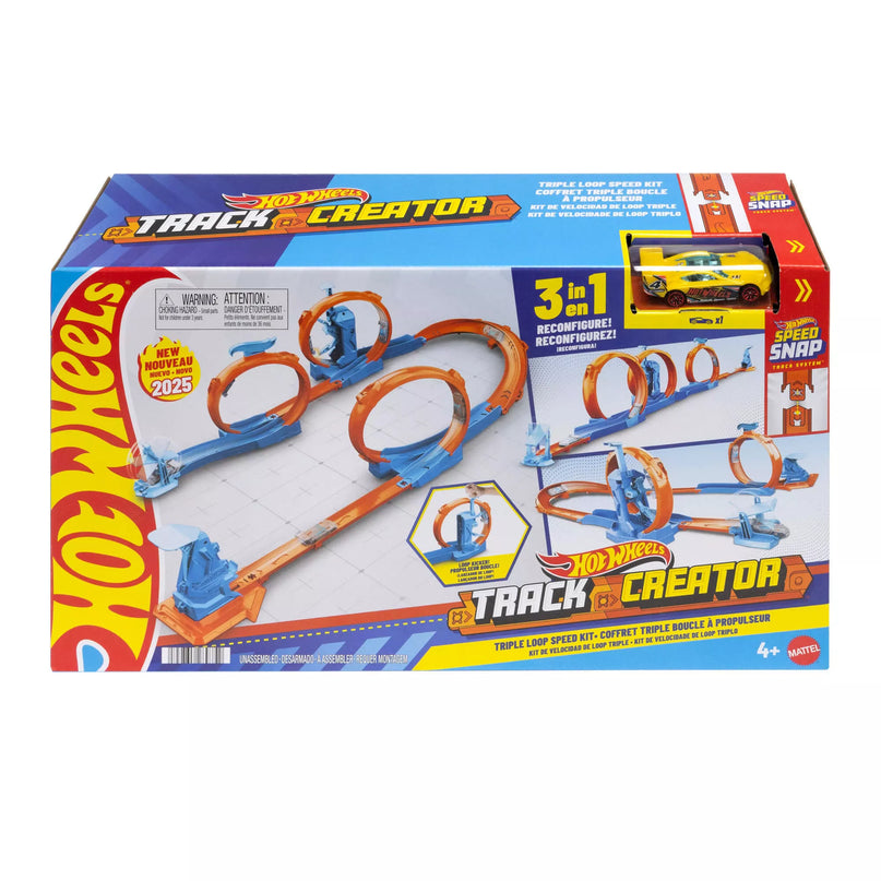 HOT WHEELS trąsų prailginimų rinkinys – Trys kilpos (JDW39)