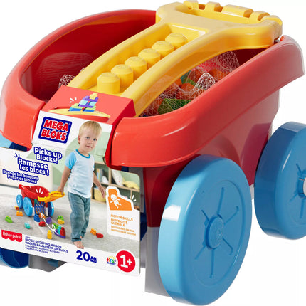 MEGA BLOKS kaladėlių rinkimo vežimėlis (JFR30)