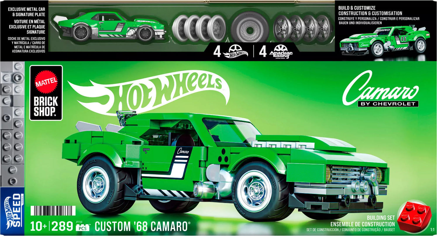 MATTEL BRICK SHOP HOT WHEELS konstruktorius – Speed Camaro (JFT16)