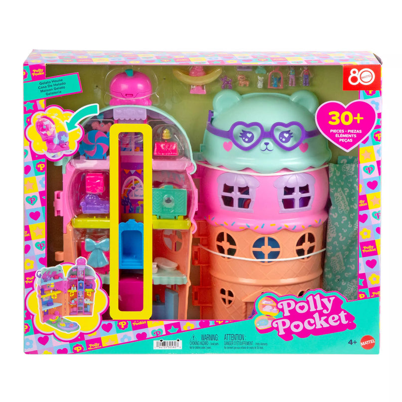 POLLY POCKET ICE CREAM HOUSE pramogų rinkinys (JFT91)