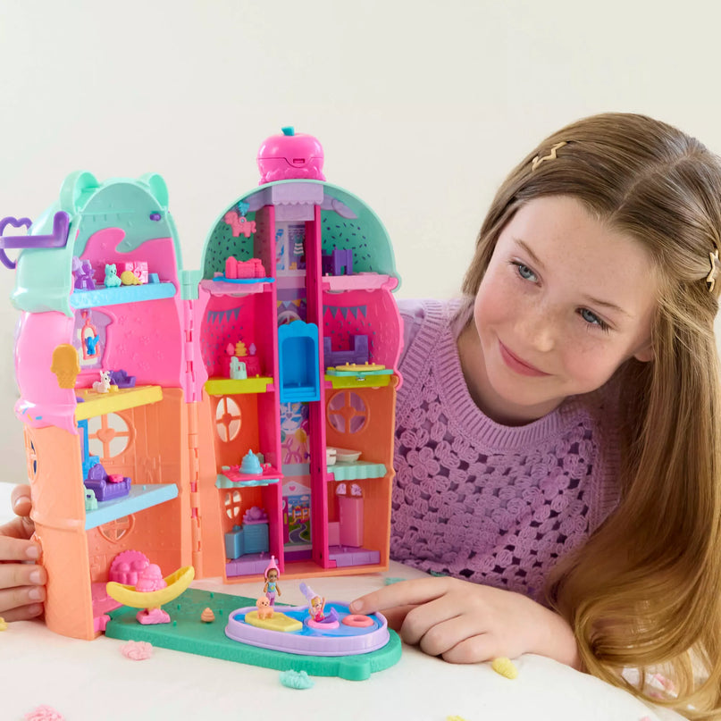POLLY POCKET ICE CREAM HOUSE pramogų rinkinys (JFT91)
