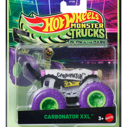 HOT WHEELS MONSTER TRUCKS šviečiantis tamsoje džipas (JFX08)