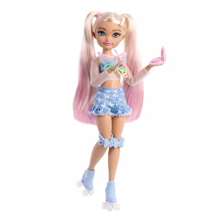 BARBIE DREAM BESTIES ROLLER SKATE lėlė – Malibu (JFX96)