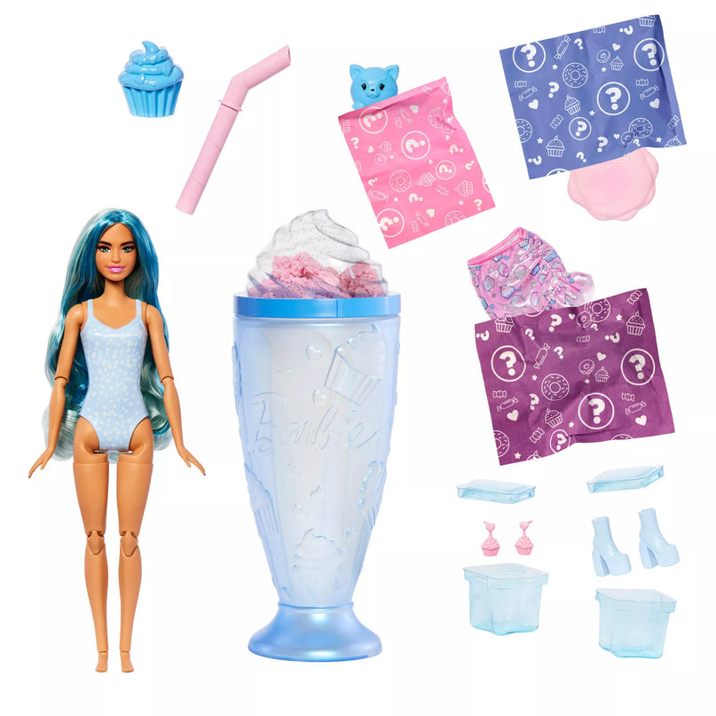 BARBIE POP REVEAL rinkinys – Blue Hair, Sweet Tears serija (JFY61)