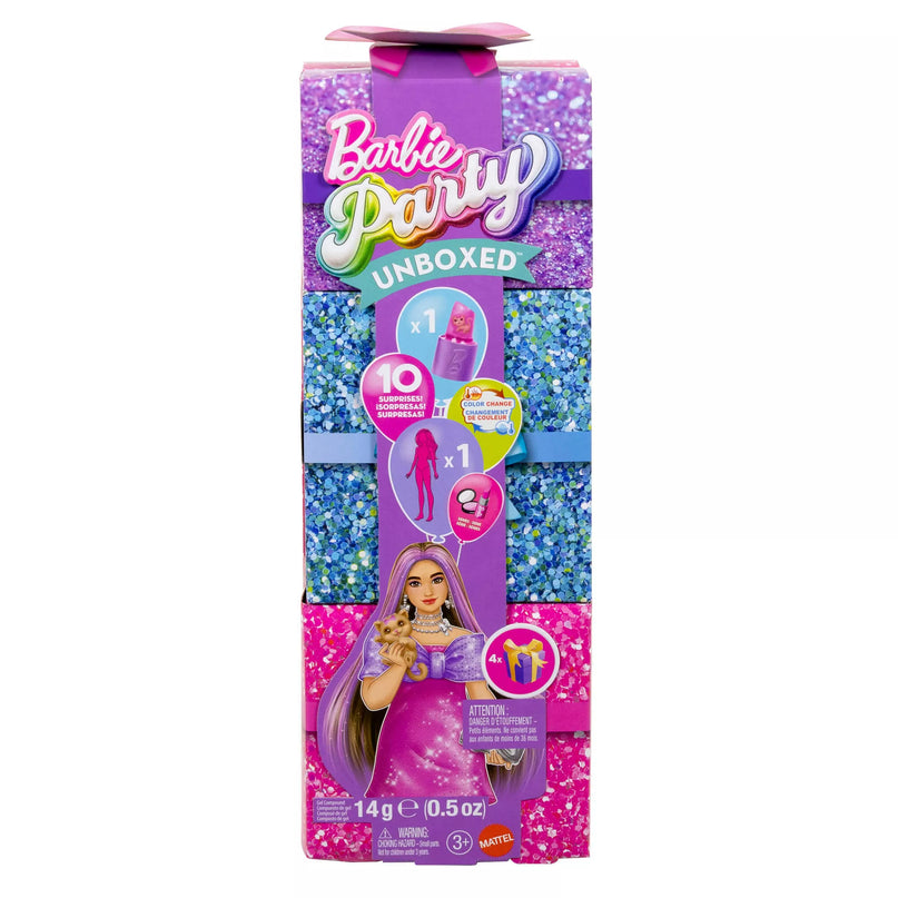 BARBIE PARTY UNBOXED REVEAL rinkinys – Curvy (JFY67)
