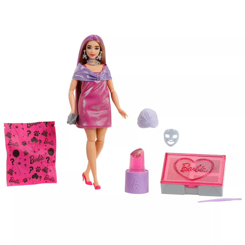 BARBIE PARTY UNBOXED REVEAL rinkinys – Curvy (JFY67)