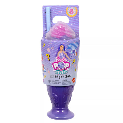 BARBIE POP REVEAL rinkinys – Purple Hair, Sweet Tears serija (JFY60)