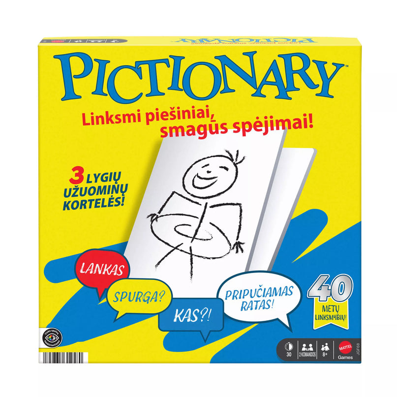 Stalo žaidimas PICTIONARY (lietuvių kalba) (JGF68)