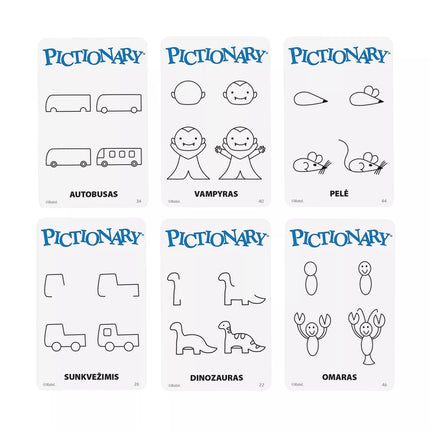 Stalo žaidimas PICTIONARY (lietuvių kalba) (JGF68)