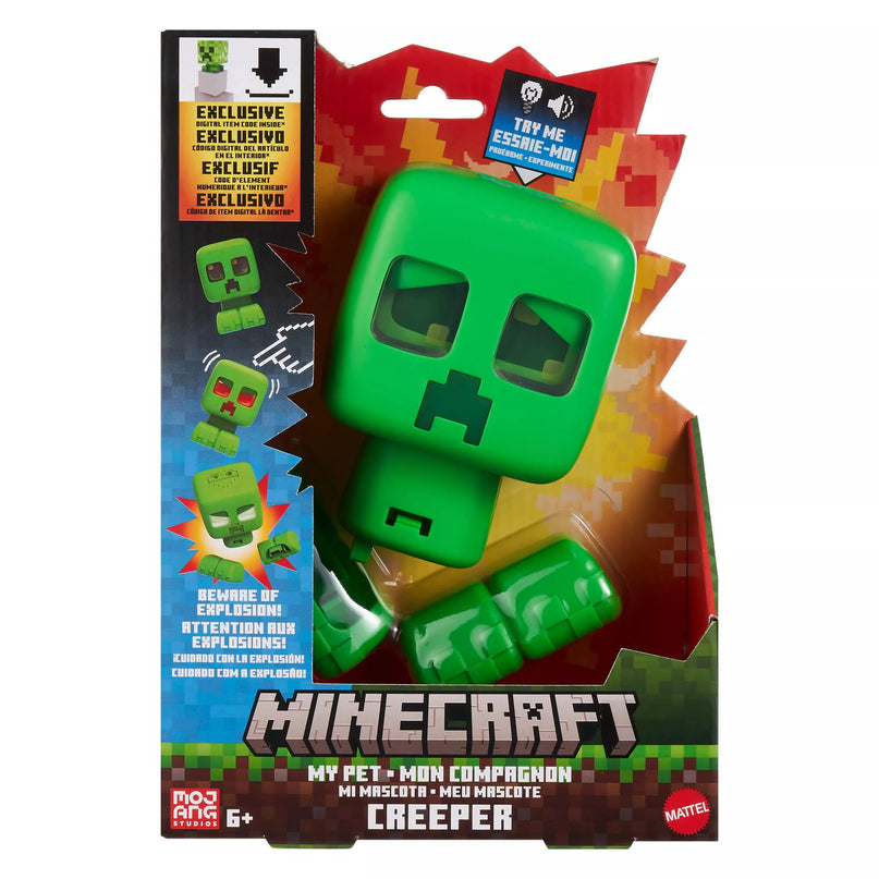MINECRAFT interaktyvi figūrėlė – My Pet Creeper (JGX49)