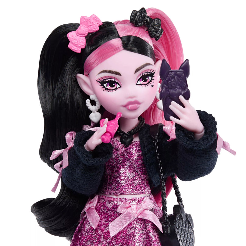 MONSTER HIGH lėlė Drakulaura (atnaujinta) (JHK29)