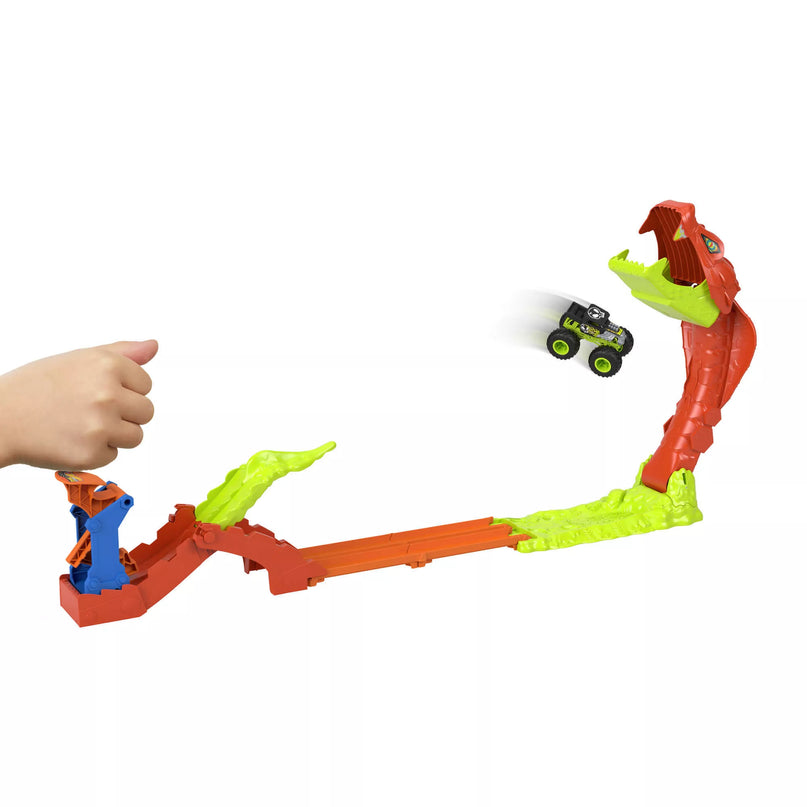 HOT WHEELS MONSTER TRUCKS rinkinys – Gyvatės išsiveržimas (JJN44)
