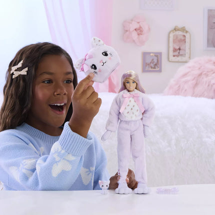 BARBIE CUTIE REVEAL CARE BEARS SWEET BOWS siurprizų rinkinys – katytė (JJP64)