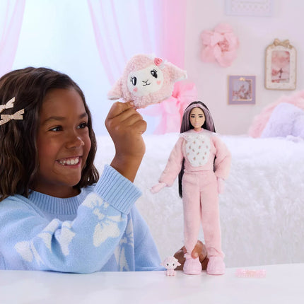 BARBIE CUTIE REVEAL CARE BEARS SWEET BOWS siurprizų rinkinys – avytė (JJP66)