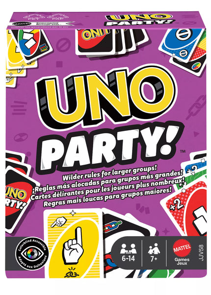 UNO kortos PARTY (atnaujintos) (JJV58)