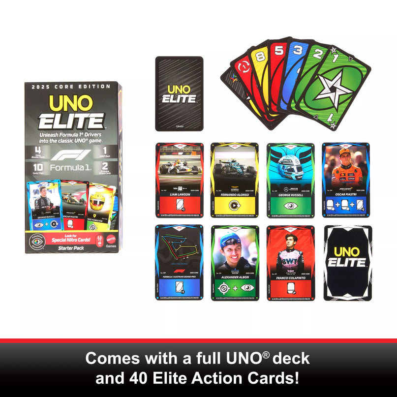 UNO ELITE F-1 kortos (Starter Pack) (JLV42)