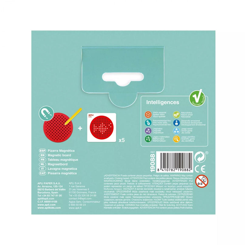 Apli žaidimas „Stebuklinga magnetinė lenta” (apvali)