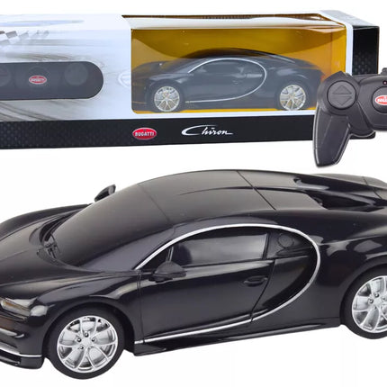 Bugatti Veyron Chiron 1:24 – juodas nuotolinio valdymo automobilis