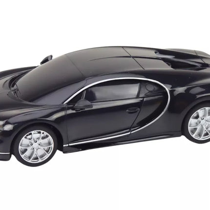Bugatti Veyron Chiron 1:24 – juodas nuotolinio valdymo automobilis