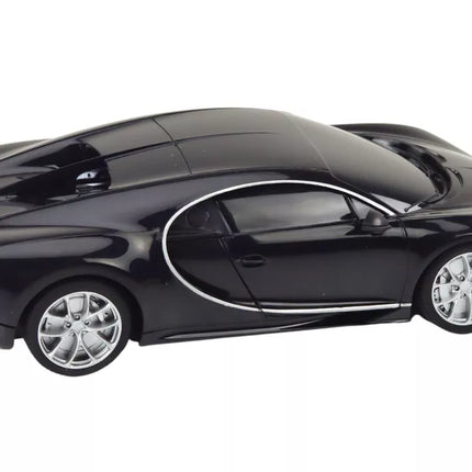 Bugatti Veyron Chiron 1:24 – juodas nuotolinio valdymo automobilis