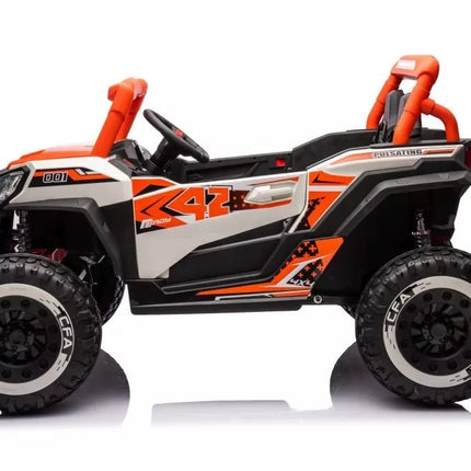 Akumuliatorinis bagis NEL-913 oranžinės spalvos 4×4 24V