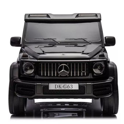 Akumuliatorinis automobilis vaikams Mercedes G63 XXL, juodos spalvos, 24 V
