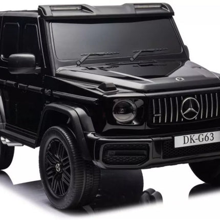 Akumuliatorinis automobilis vaikams Mercedes G63 XXL, juodos spalvos, 24 V