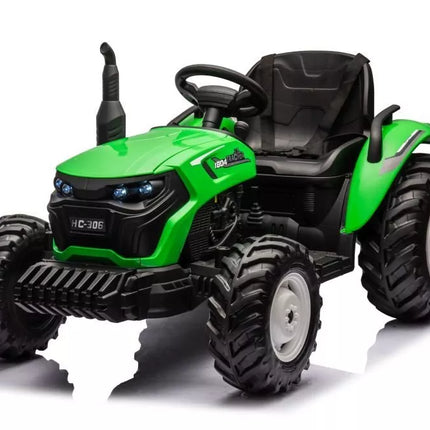 Akumuliatorinis traktorius HC‑306 24V žalios spalvos