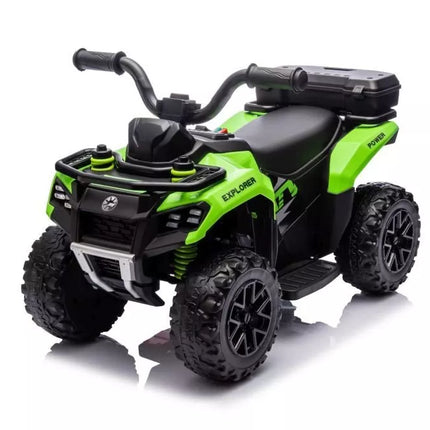 GTS1155 vaikiškas elektrinis keturratis 6V – žalia