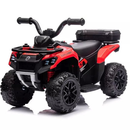 GTS1155 vaikiškas elektrinis keturratis 6V – raudonas