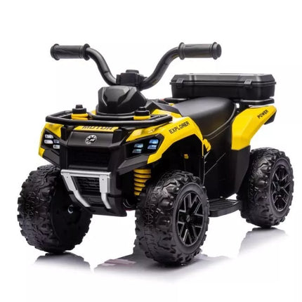 GTS1155 vaikiškas elektrinis keturratis 6V – geltonas