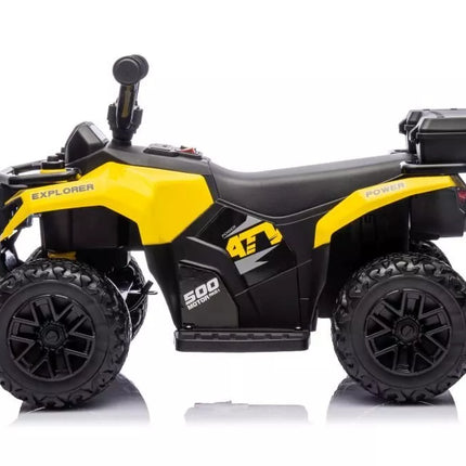 GTS1155 vaikiškas elektrinis keturratis 6V – geltonas