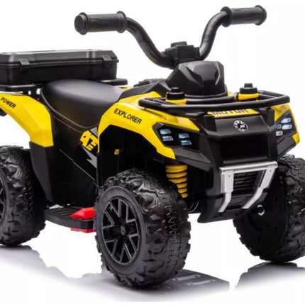 GTS1155 vaikiškas elektrinis keturratis 6V – geltonas