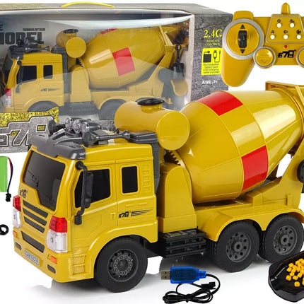 2.4G nuotoliniu būdu valdomas betono maišytuvas, besisukanti kriaušė 1:20 Priedai