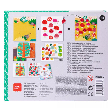 Lipdukų žaidimas „Ladybug“