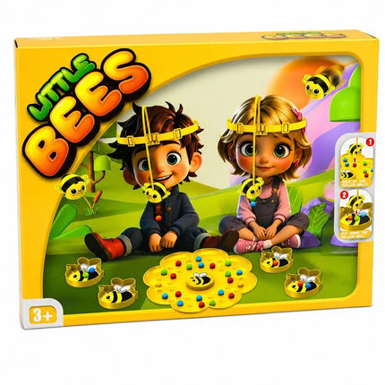 2 žaidėjų šeimos įgūdžių žaidimas su bitutėmis