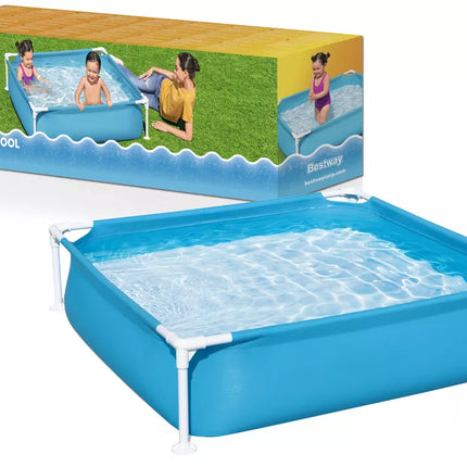 Bestway vaikiškas karkasinis sodo baseinas 122 x 122 cm