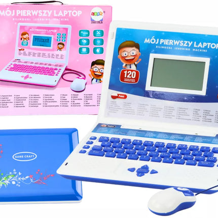 Interaktyvus edukacinis laptopas vaikams – 60 funkcijų